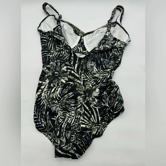 Miraclesuit Zahara It's A Wrap One Piece Swimsuit size 16 B2113 - Picture 8 of 9